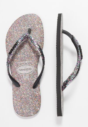 SLIMCARNAVAL - Sandalias de dedo - black