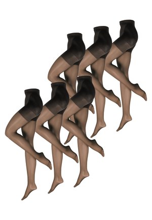 6-PACK FEIN - Tights - schwarz