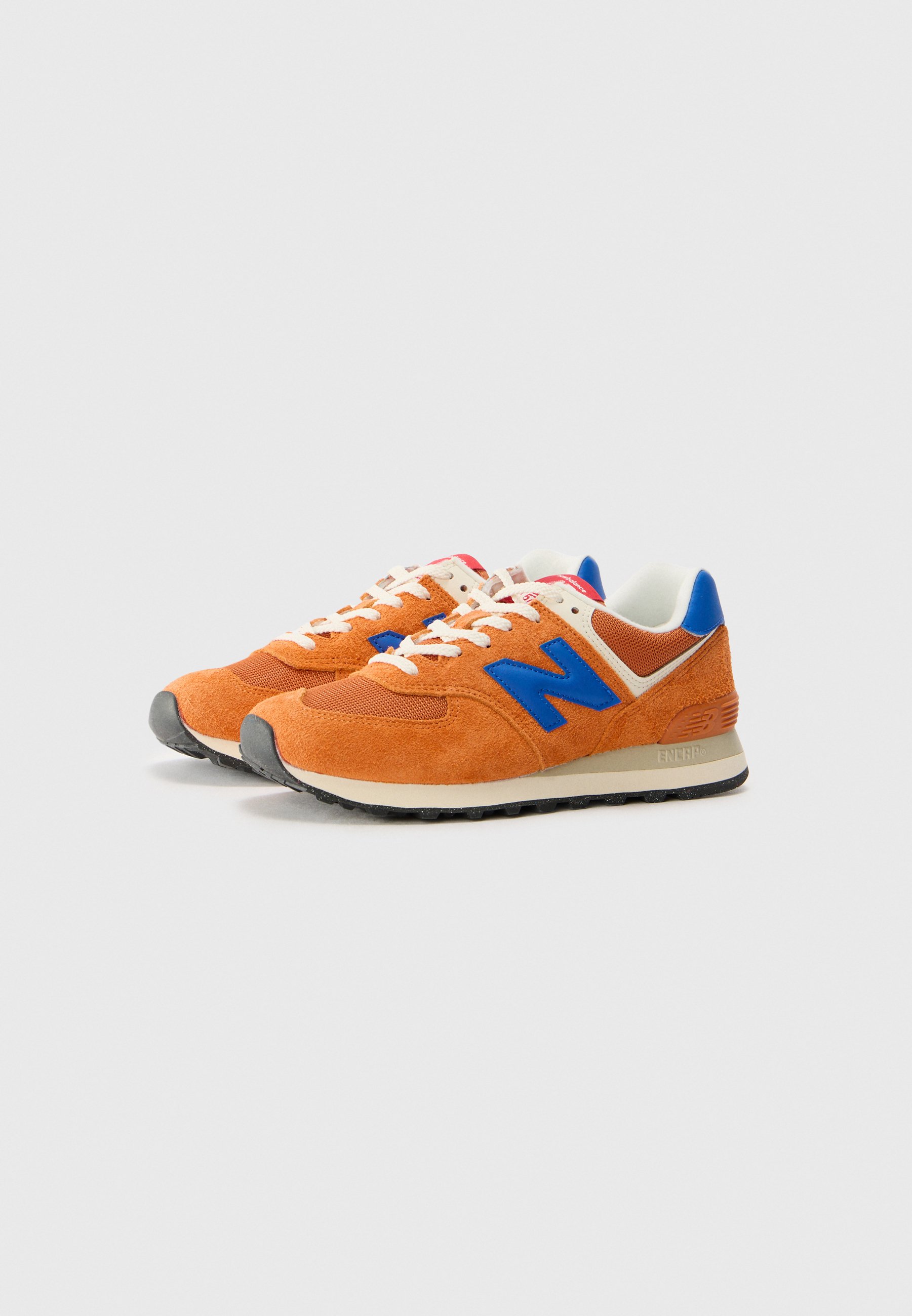 New Balance 574 UNISEX - Trainers - sienna/orange - Zalando.co.uk