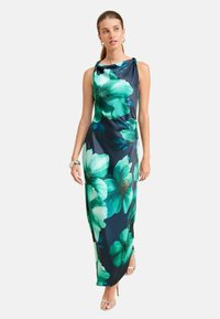 Maxi ruha - teal blue