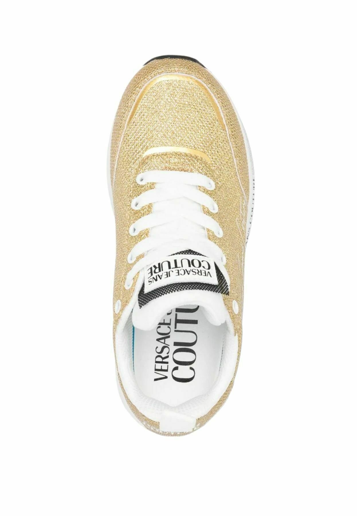 【VERSACE JEANS】 レザー ゴールド ロゴ スニーカー ホワイト Leather sneakers Versace Jeans Couture | color White | Gomez