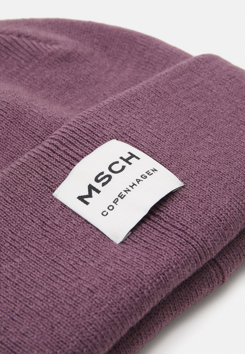 Produktbild von CAMP DAVID & SOCCX | Beanie Mit Rippstrickmuster Night Plum