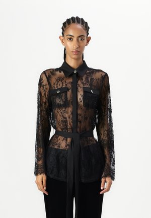 POLA MAGDI SHIRT - Button-down blouse - black