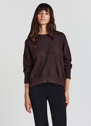 Calliope GIROCOLLO - Sweatshirt - marrone scuro melange