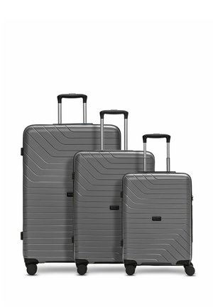 ESSENTIALS 3-SET TEILIG - Wheeled suitcase - stone