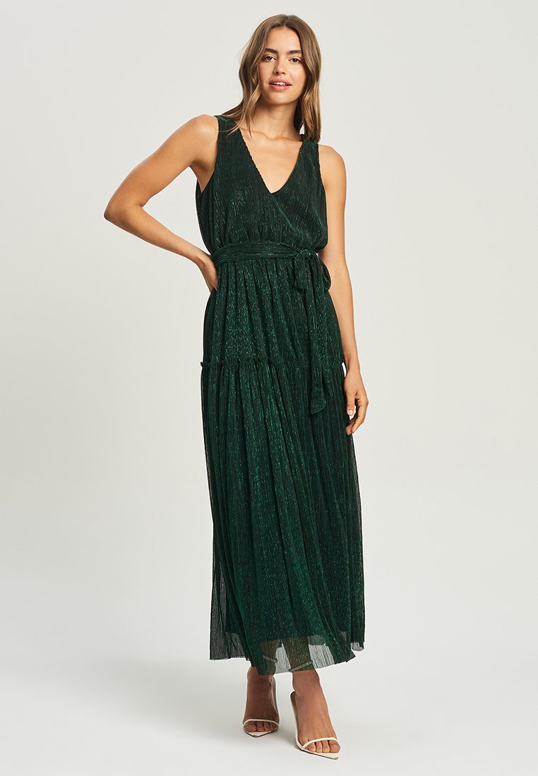 CHANCERY LOTTY - Maxi šaty - plisse emerald metallic