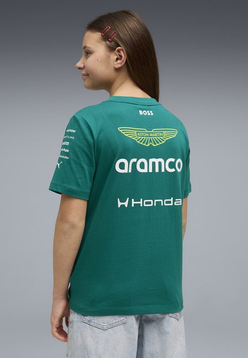PUMA X ASTON MARTIN ARAMCO F1® TEAM REPLICA T-SHIRT UNISEX - Print T-shirt - green lux — foto 2