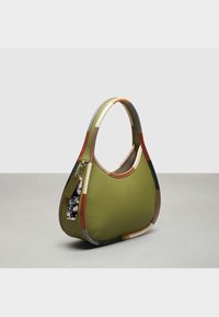 COACH COACHTOPIA - UPCRAFTED ERGO WITH COLORFUL BINDING UNISEX - Käsilaukku - olive green multi