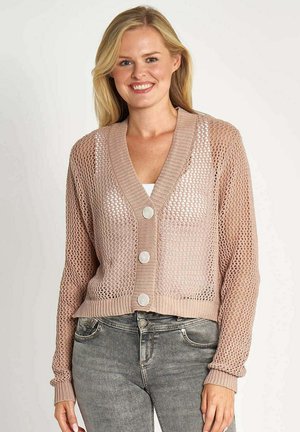 KAJA - Strickjacke - brown