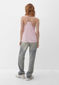 QS MIT SPITZE - Top - zartrosa