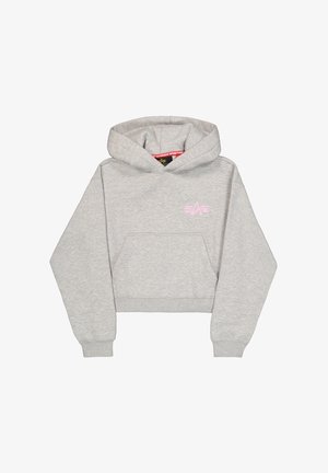 Alpha Industries, RIOT HOODIE W - Felpa con cappuccio - grey heather