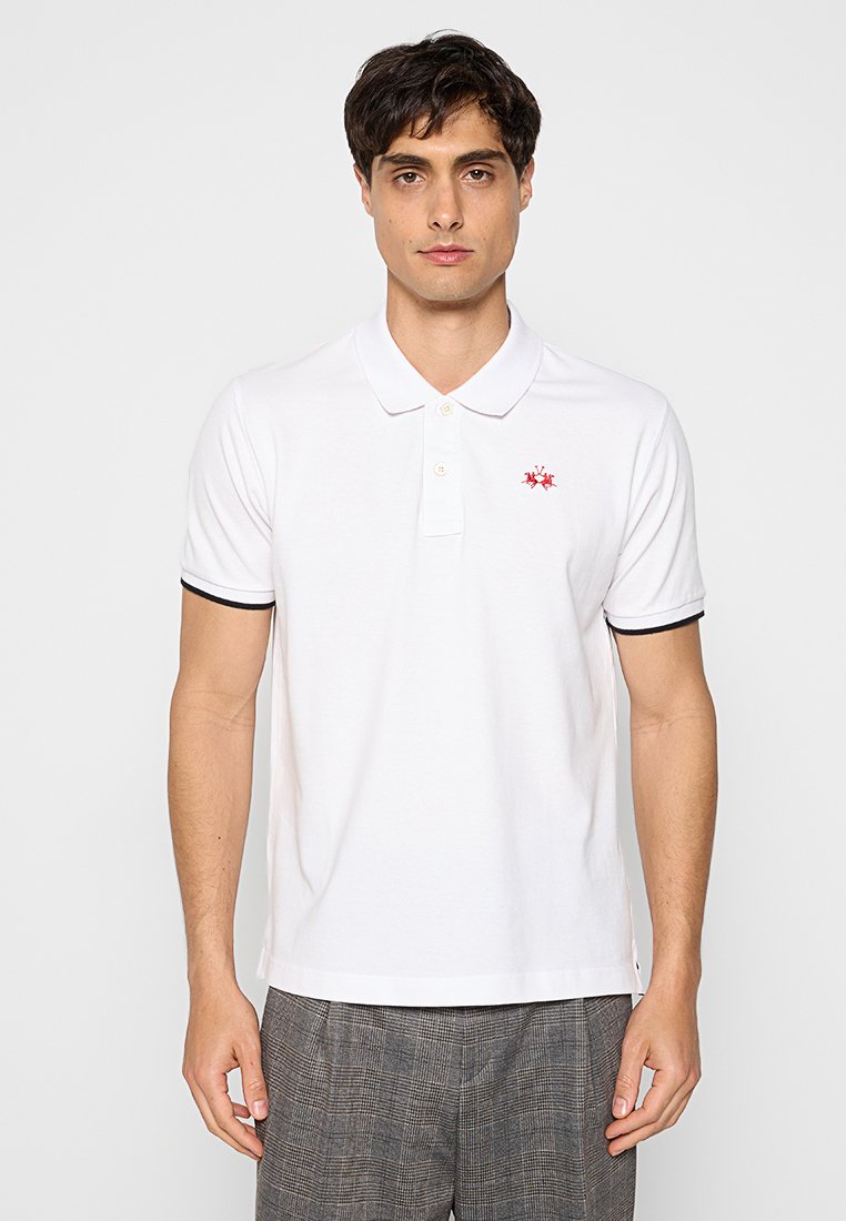 LA MARTINA Poloshirt wit
