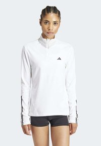 adidas Performance Långärmad tröja - white   black