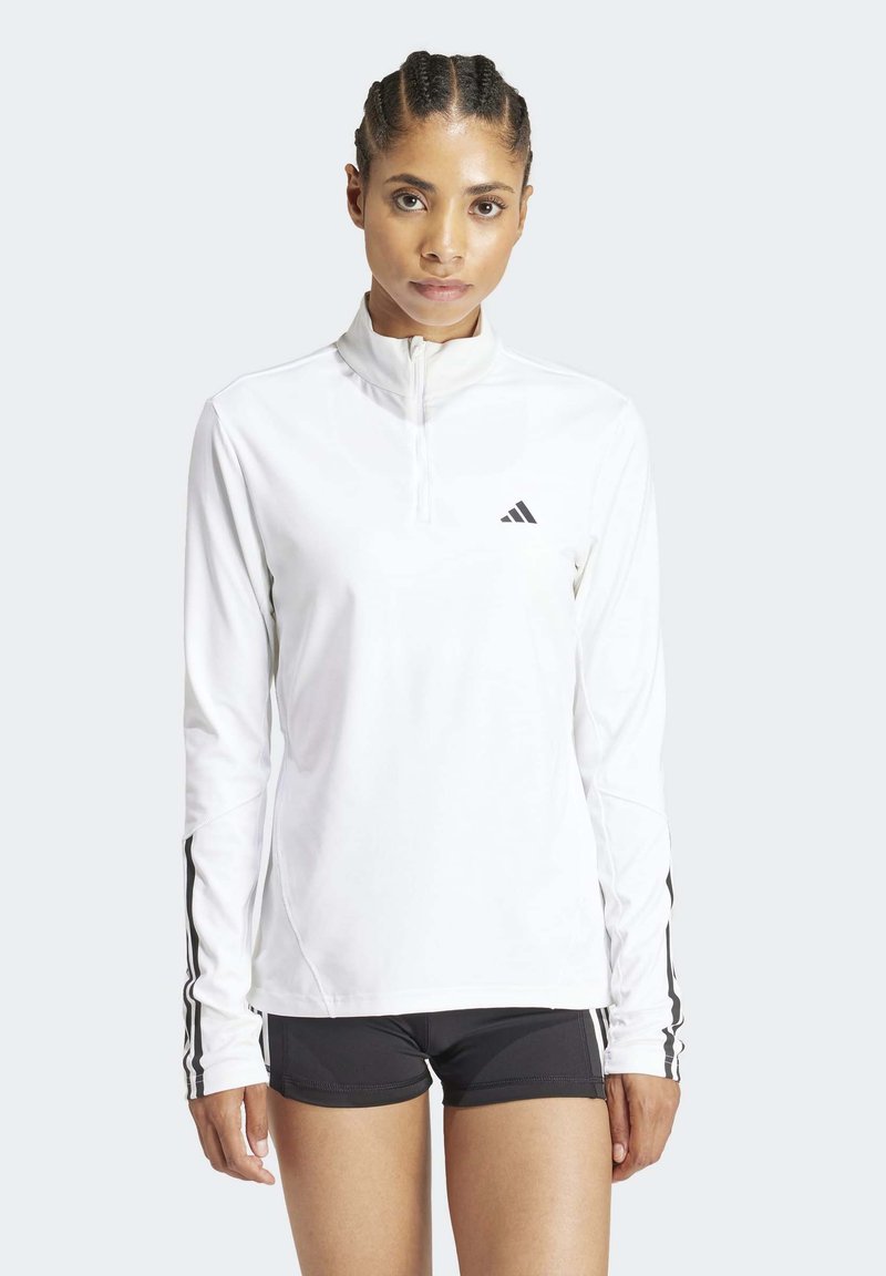 adidas Performance Långärmad tröja - white   black