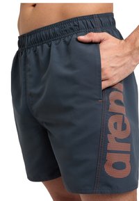 Arena FUNDAMENTALS LOGO - Shorts da mare - asphalt nespola