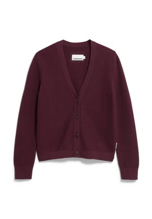 ARMEDANGELS MENAAL LINKS - Strickjacke - dark cranberry