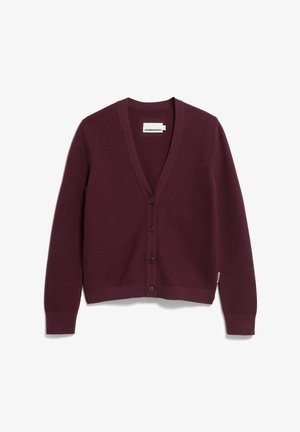 ARMEDANGELS MENAAL LINKS - Strickjacke - dark cranberry