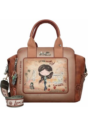 Anekke Schultertasche Shopper - Multicolor Einkaufstasche Aus Veganem Leder