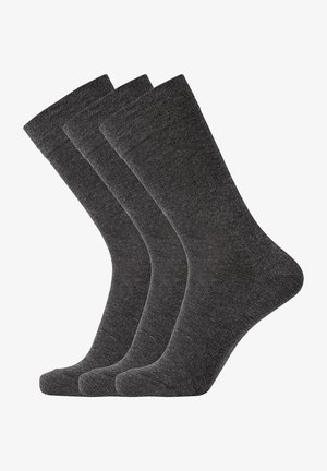 Dovre 3 PACK - Socks - mottled dark grey
