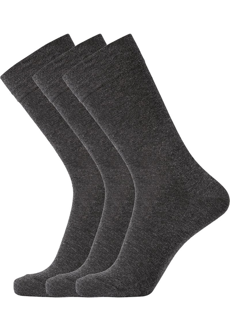 Dovre 3 PACK   - Socks - mottled dark grey