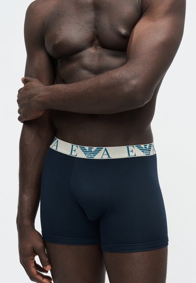 Emporio Armani 3 PACK - Boxers - blu