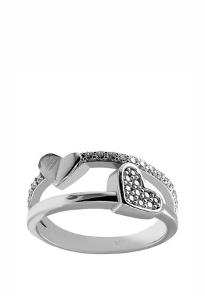 Ring - silber weiß farben