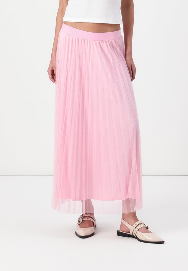 ONLCARLEY STONE SKIRT BOX - Pleated skirt - roseate spoonbill