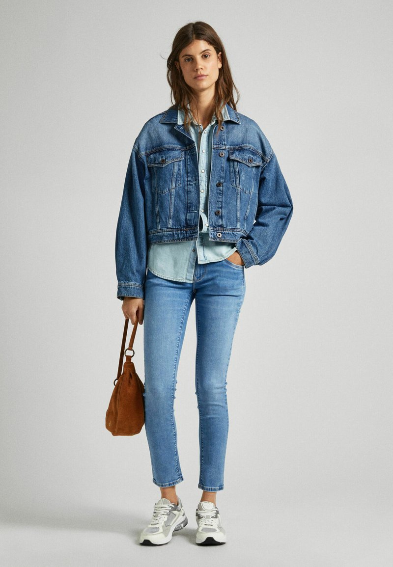 Pepe Jeans Slim fit jeans blauw denim/bluedenim