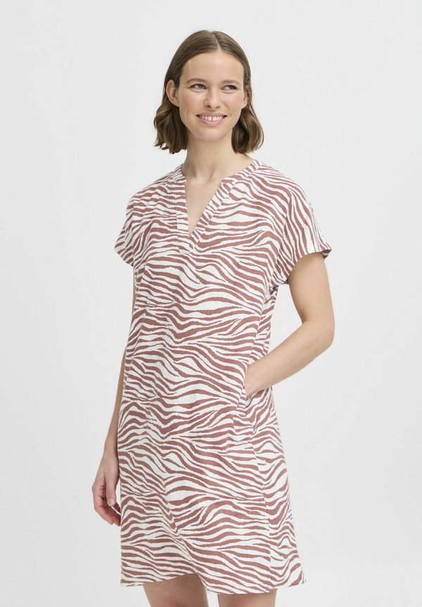 BYFalakka - Day dress - animal light mahogany mix