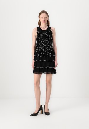 Elisabetta Franchi WOMANS DRESS - Džemperkleita - nero/burro