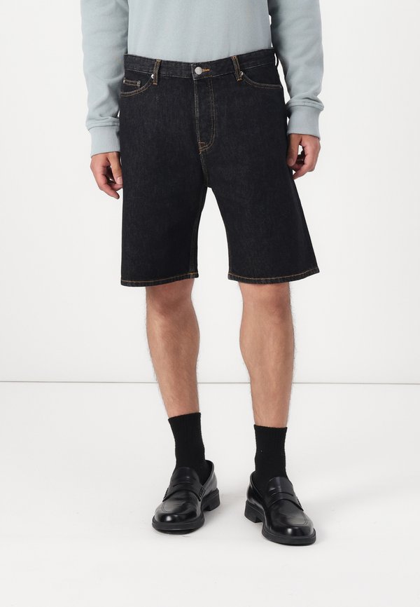 EDDIE - Denim shorts - granite