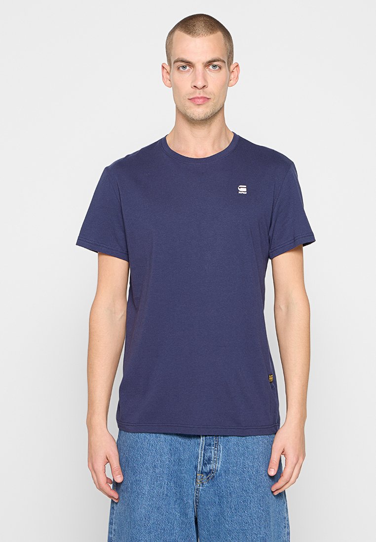 G-Star T-shirt basic donkerblauw