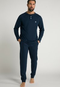 JP1880 HENLEY LANGARM SET - Pyjama - dark blue