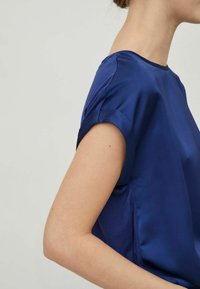 VILA VIELLETTE S/S  NOOS - Základné tričko - blue depths