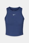ONE FITTED CROP TANK - Top - midnight navy/white