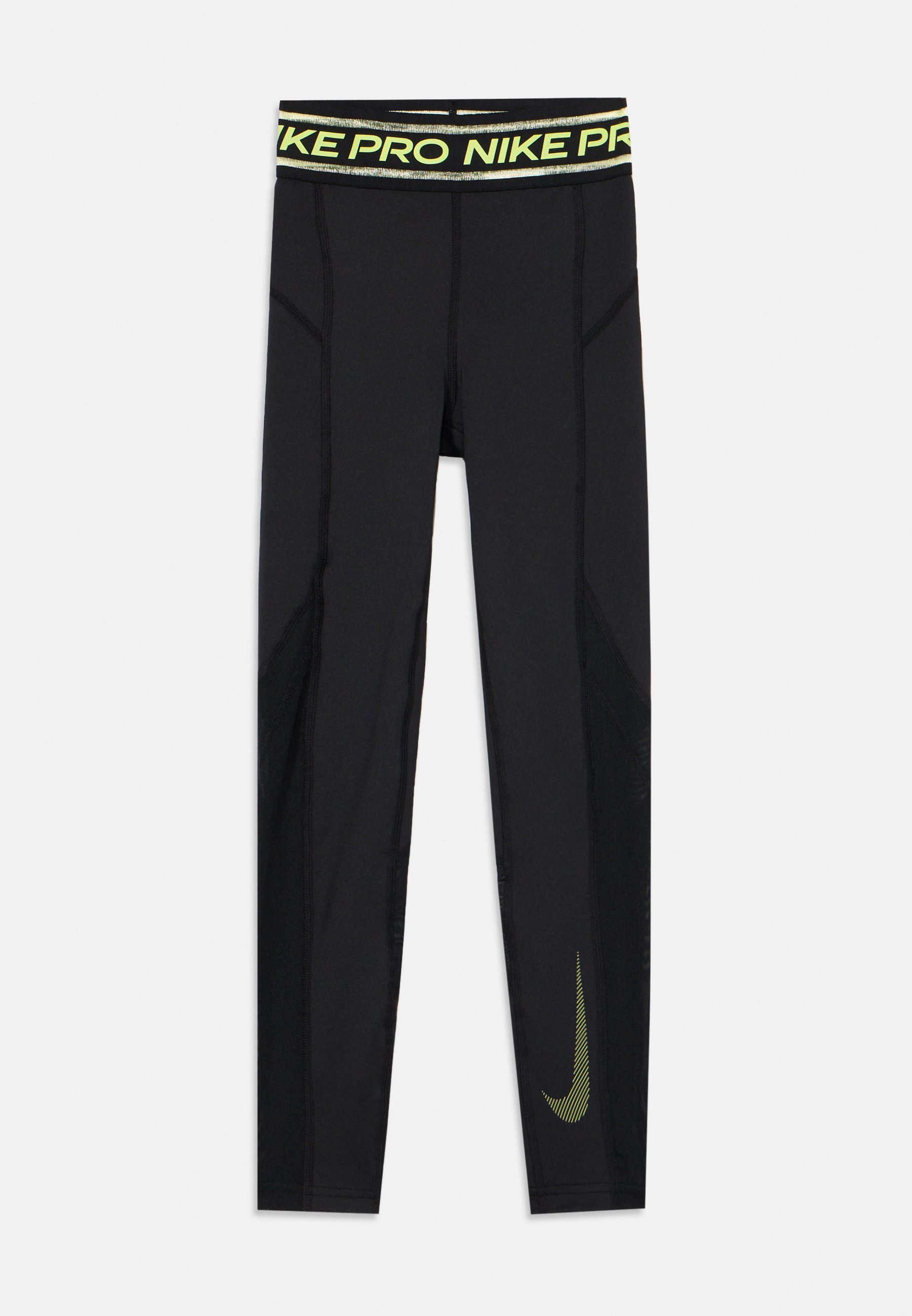 Nike Performance SPORT UNISEX Leggings Hosen black/lemon