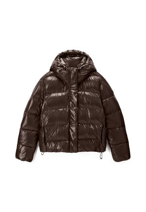 Napapijri, GLANE MIRROR PUFFER - Μπουφάν με πούπουλα - dark brown