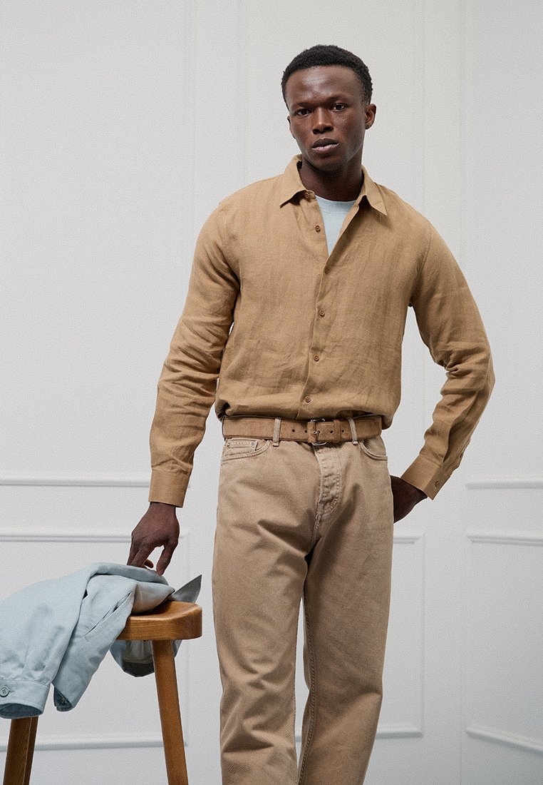 sandro Overhemd camel