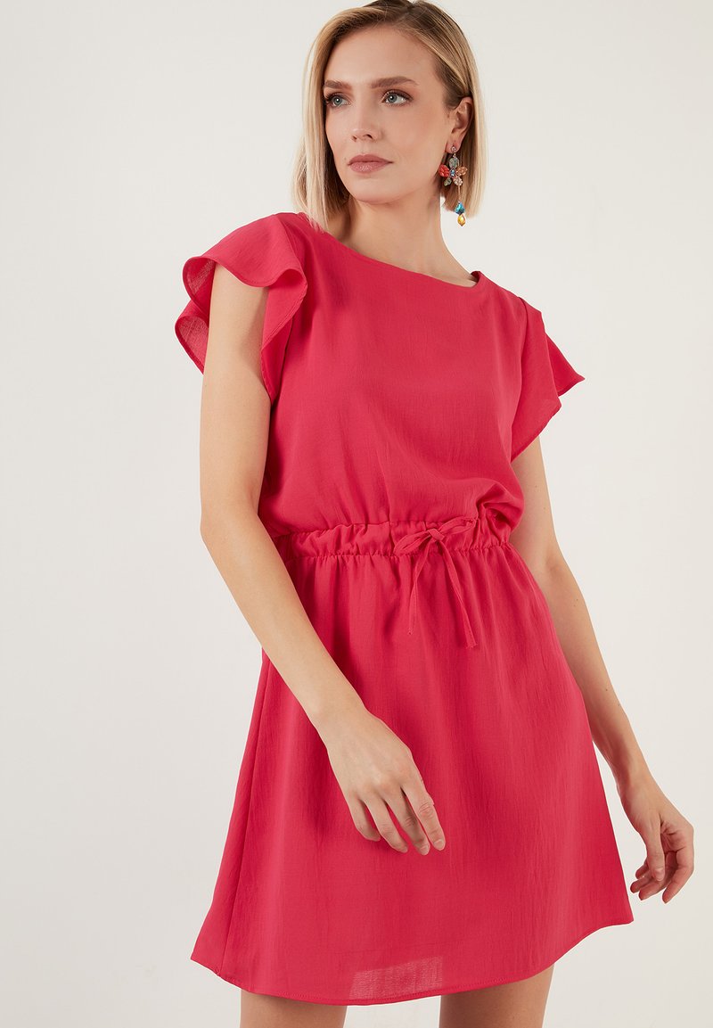 LELA REGULAR FIT - Päevakleit - fuchsia