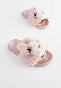Next FUN ANIMAL SLIDERS - Slip-on sandaler - pink metallic