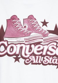 Converse RETRO SNEAKER  - Apdrukāts T-krekls - white