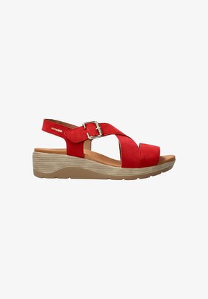 Mephisto, CLAUDINE - Sandales à plateforme - rouge