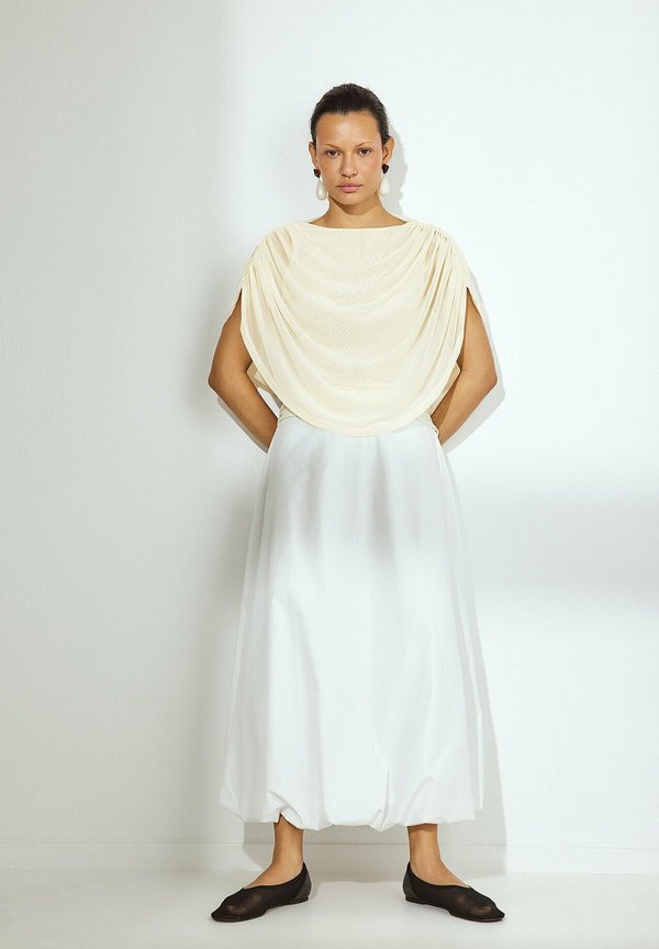 DRAPED - Bluse - cream