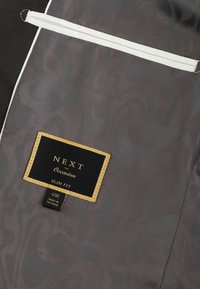 Next REGULAR FIT TEXTURED PRINT TUXEDO  - Giacca elegante - black