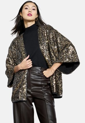 LolaLiza KIMONO WITH SEQUINS - Summer jacket - black