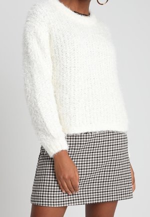 Striktrøje - off-white