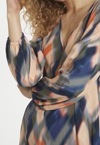 Denim Hunter Day dress - coral