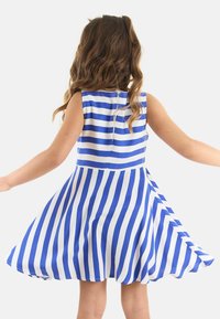 Denokids POPPY STRIPED - Vardagsklänning - blau