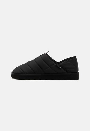 Polo Ralph Lauren EVERETT DRESS SHOE - Tøfler - black/paper white
