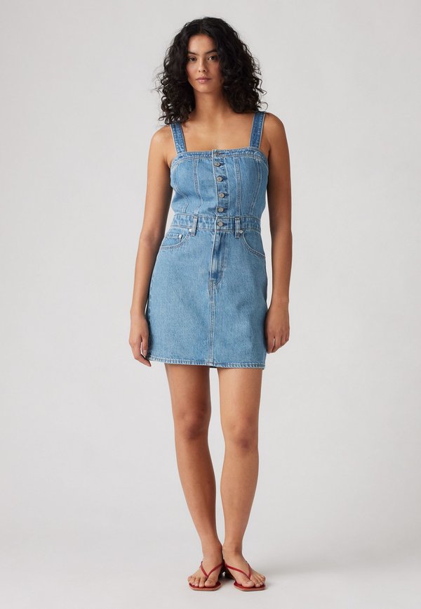 ICONIC BUTTON THRU DRESS - Denim dress - chill day